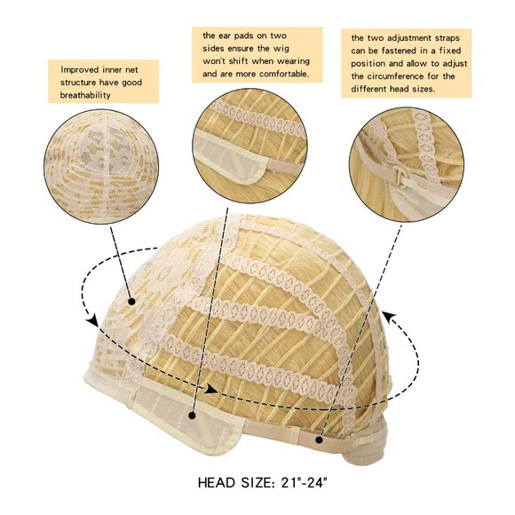 Short Blonde Wig for Howl Wig for Howl's Moving Castle Cosplay Wig - Picture 4 of 6